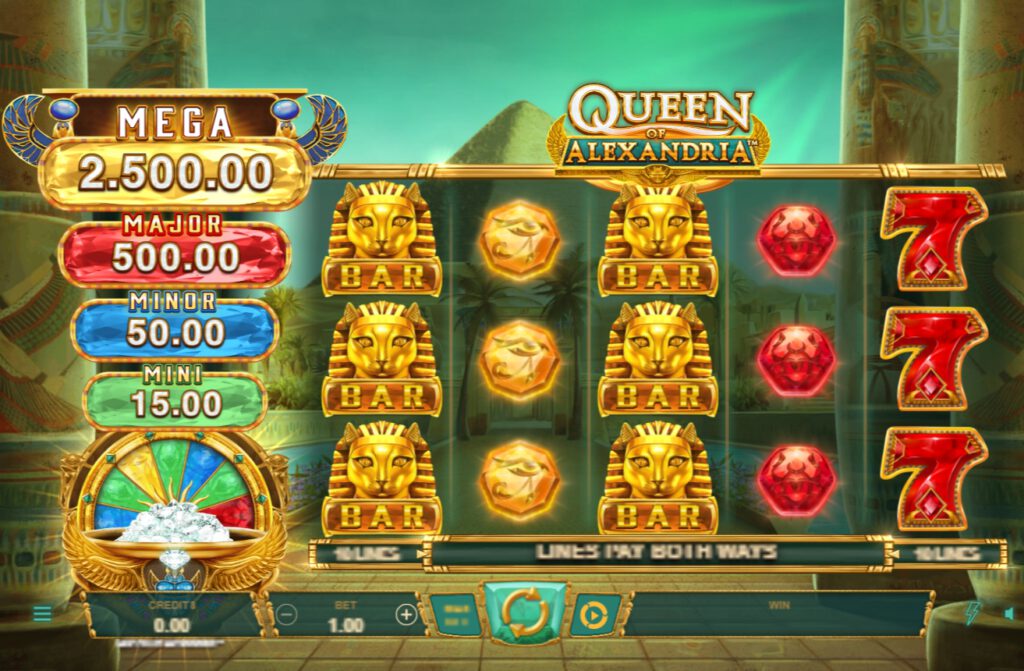 สรุปเกม Microgaming : ควีน อ๊อฟ อเล็กซ์ซานเดรีย