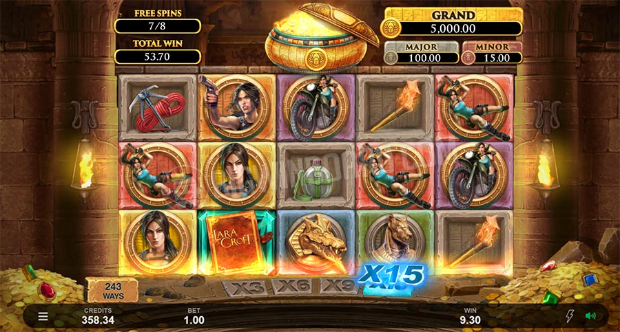 สรุปเกม Microgaming : ลาร่า คลอฟ เทมเปิ้ล แอนด์ ทูม