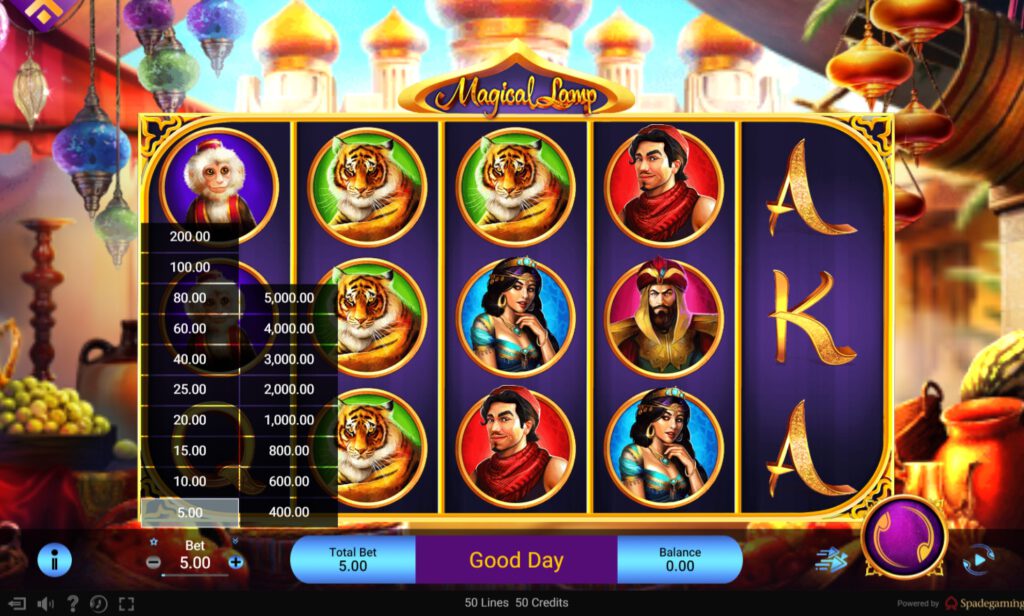 สรุปเกม Spadegaming : เมจิคอล แลมป์
