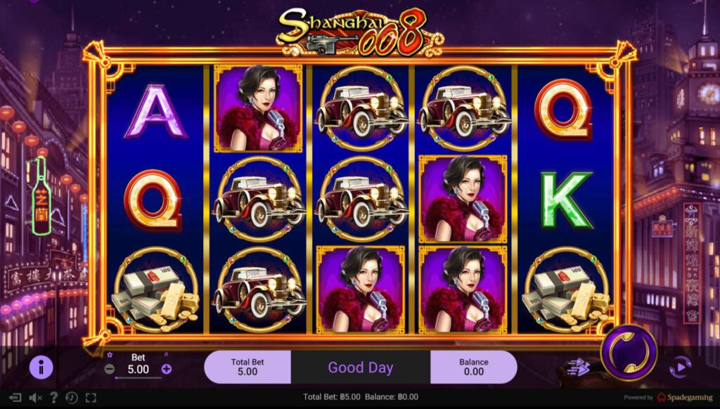 สรุปเกม Spadegaming : เซี่ยงไฮ้ 008