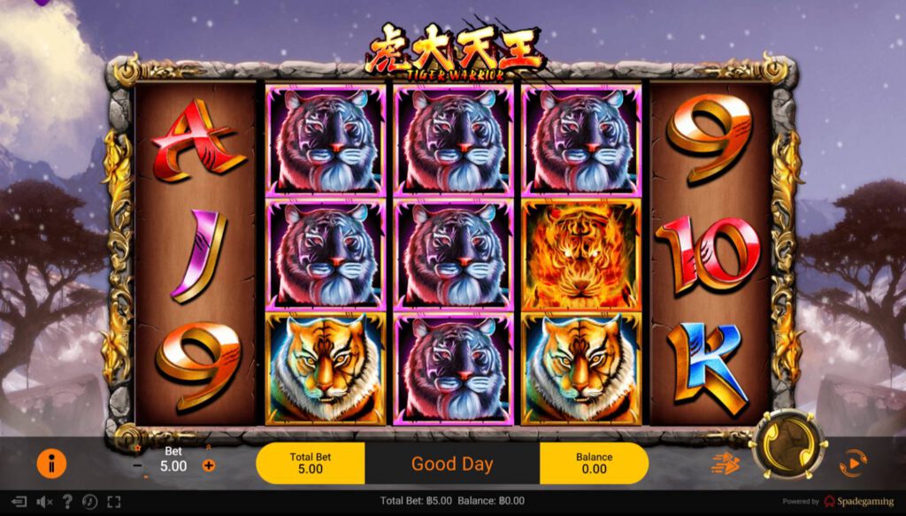 สรุปเกม Spadegaming : ไทเกอร์ วอริเออร์