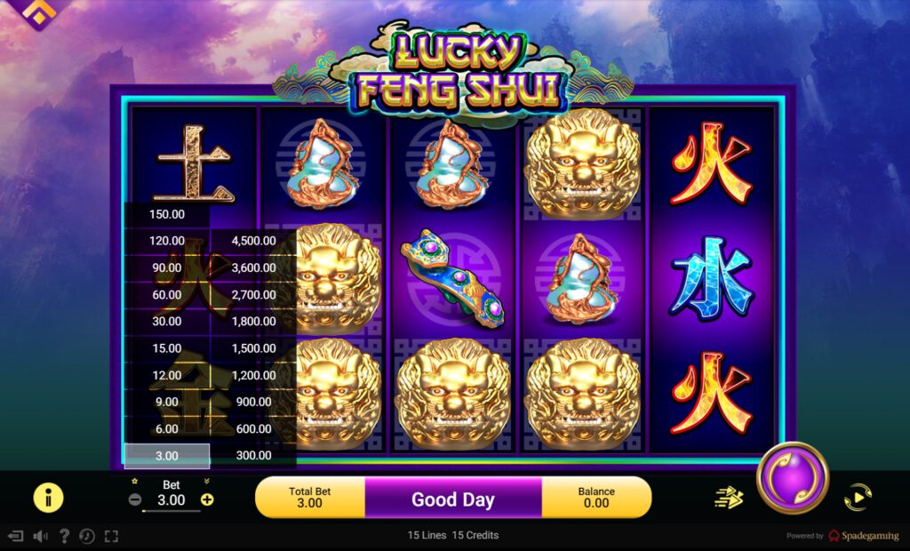 สรุปเกม Spadegaming : ฮวงจุ้ย นำโชค