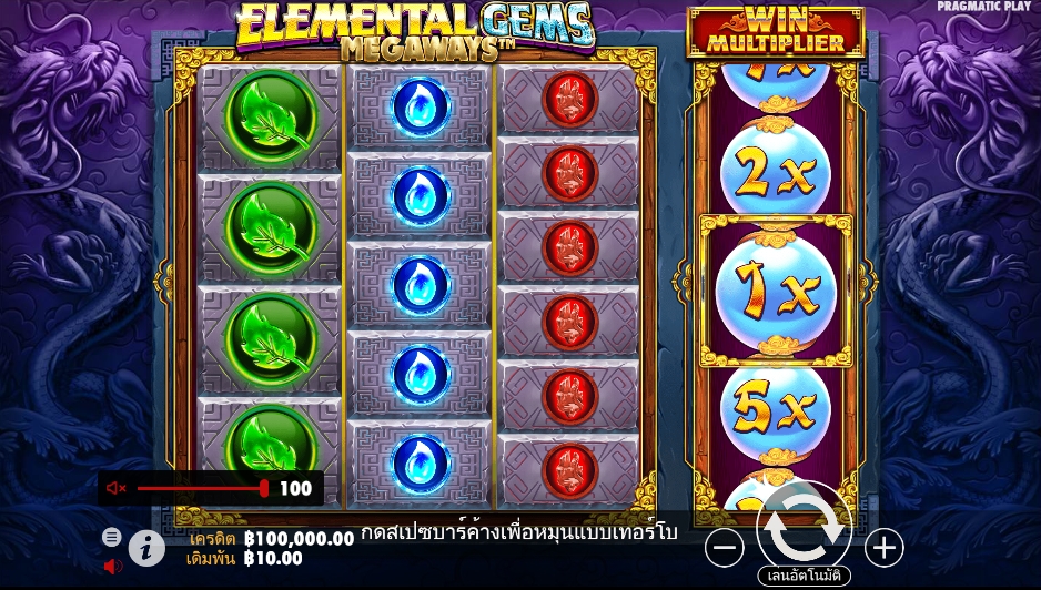 Elemental Gems Megaways ทดลองเล่นสล็อต Pragmatic Play