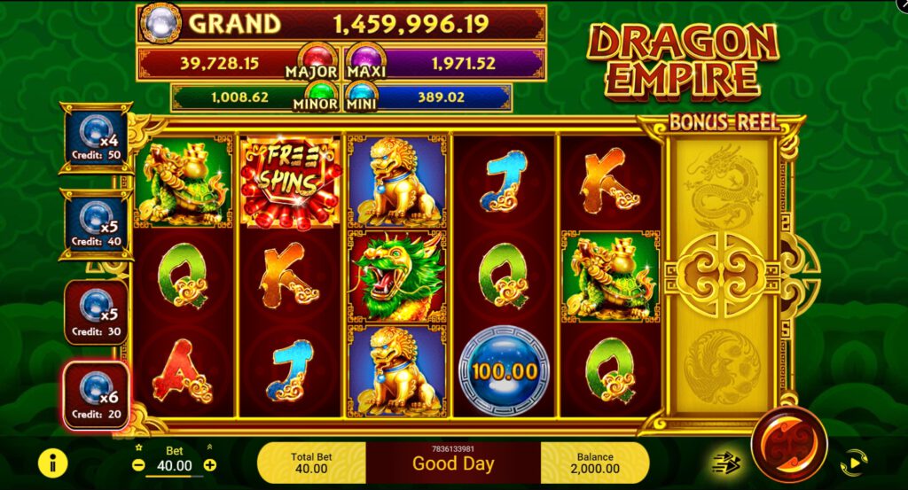 สรุปเกม Spadegaming : อาณาจักรมังกร