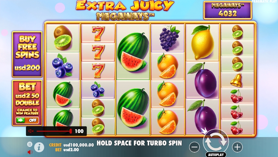 Extra Juicy Megaways ทดลองเล่นสล็อต Pragmatic Play