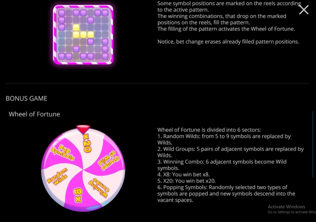ฟีเจอร์พิเศษพิชิตโบนัสเกมโลกของขนมหวาน