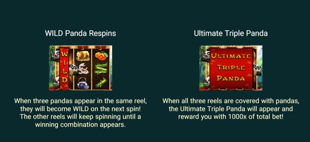 ฟีเจอร์พิเศษพิชิตโบนัสเกม Spade Gaming สล็อต ทริปเปิ้ล แพนด้า