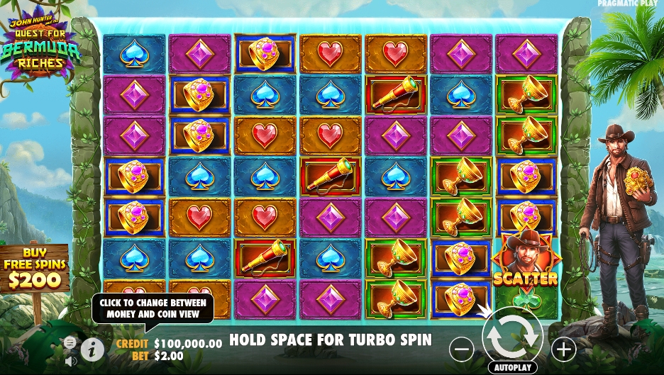 John Hunter and the Quest for Bermuda Riches ทดลองเล่นสล็อต Pragmatic Play