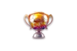 สัญลักษณ์ถ้วยรางวัลสีทองในเกมสล็อต Futebol Fever แสดงรางวัลเมื่อปรากฏ 3 สัญลักษณ์ ได้ตัวคูณ x25