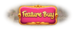 สัญลักษณ์ Feature Buy ในเกม Pinata Wins เป็นปุ่มสำหรับซื้อฟีเจอร์พิเศษหรือโบนัสในเกม เพื่อเข้าถึงรอบฟรีสปิน