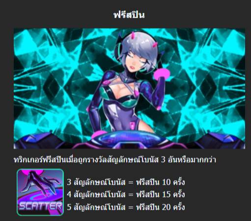 ฟีเจอร์พิเศษพิชิตโบนัสเกม Mannaplay คาร์นิวัล บีท