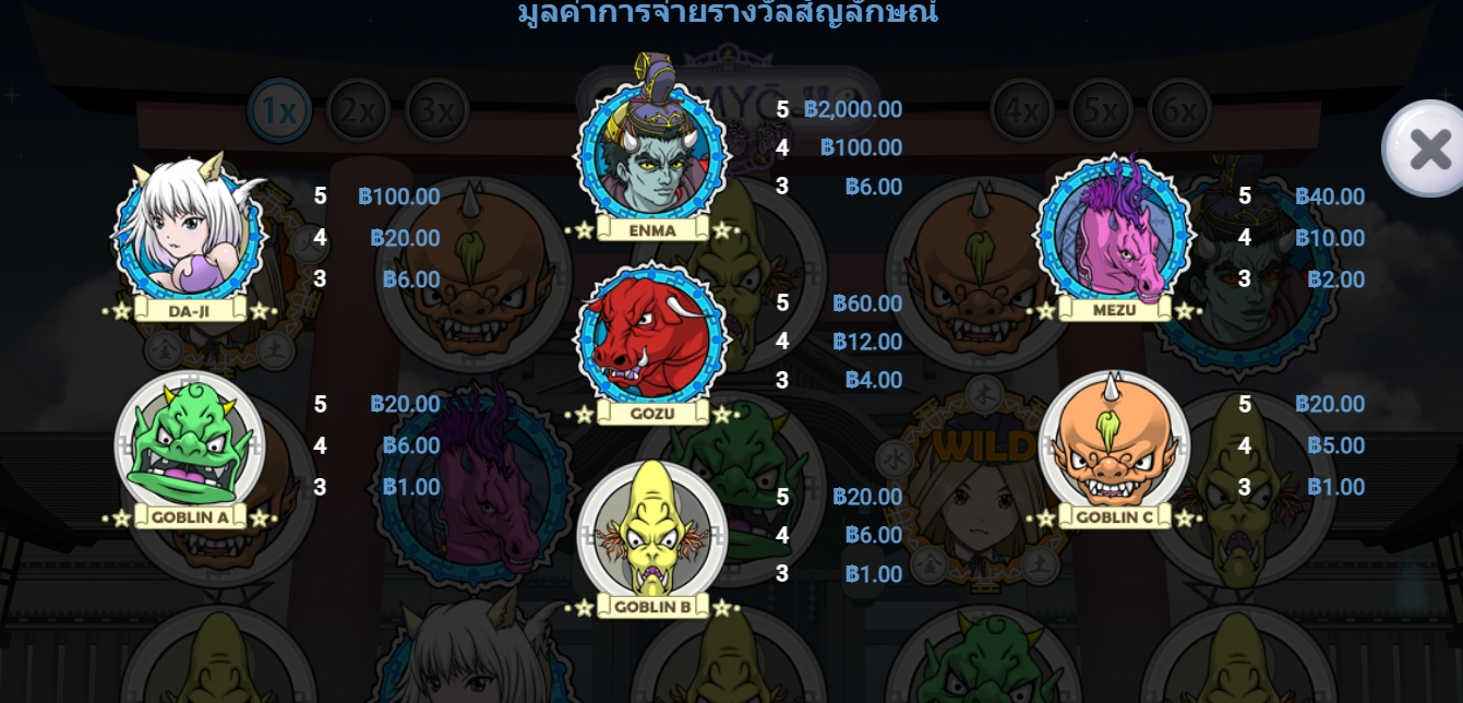 อัตราการจ่ายเงิน onmyoji