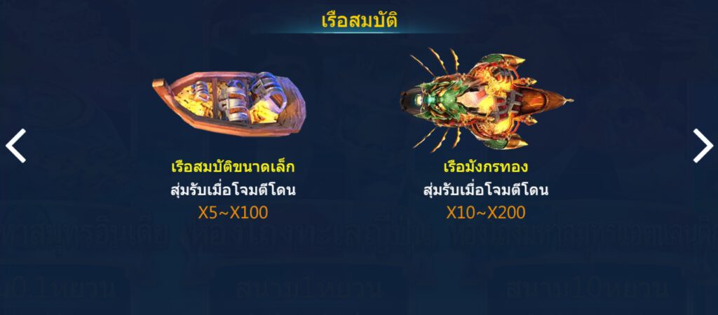 สัญลักษณ์ภายในสล็อต Let's Shoot