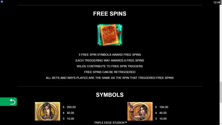 ฟีเจอร์พิเศษพิชิตโบนัสเกม Microgaming ลาร่า คลอฟ เทมเปิ้ล แอนด์ ทูม