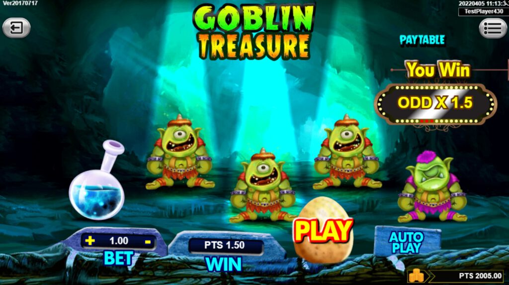 สรุปเกม Spadegaming : ก็อบลิน เทรเชอร์