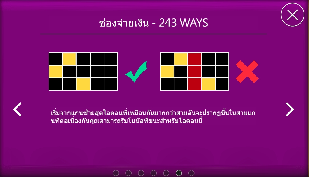 สัญลักษณ์ภายในสล็อต Many Beauties