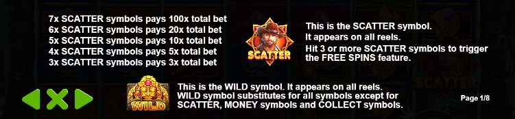 กฎระเบียบเกม PP SLOT John Hunter and the Quest for Bermuda Riches