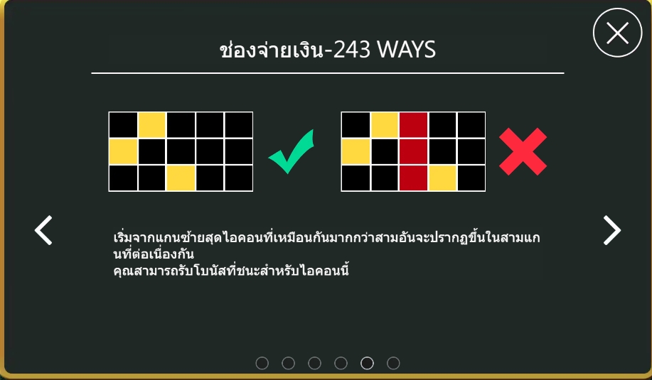 สัญลักษณ์ภายในสล็อต Maya King