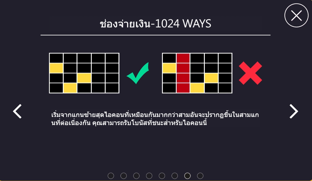 สัญลักษณ์ภายในสล็อต Midas Touch