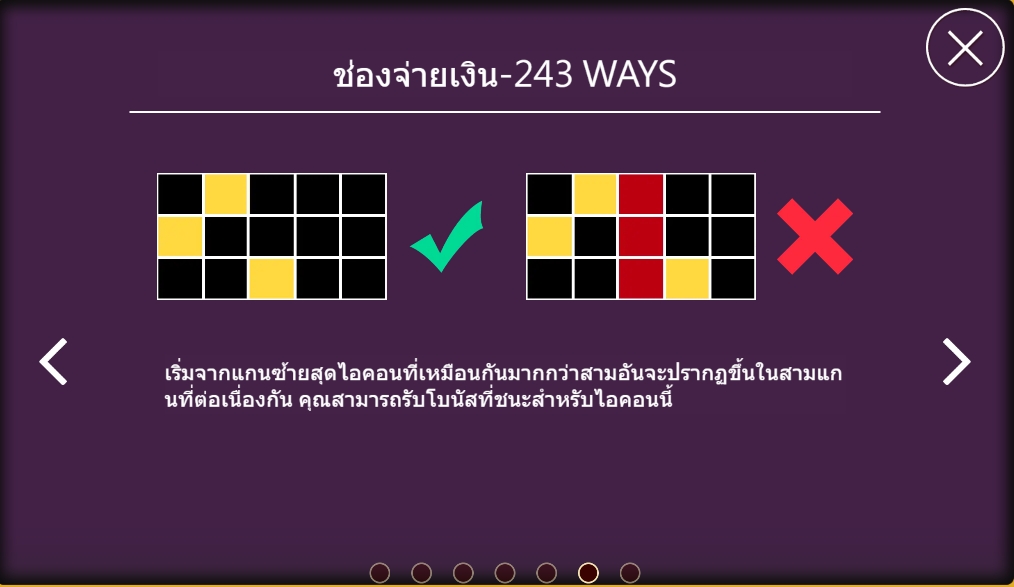 สัญลักษณ์ภายในสล็อต Fushen Coming