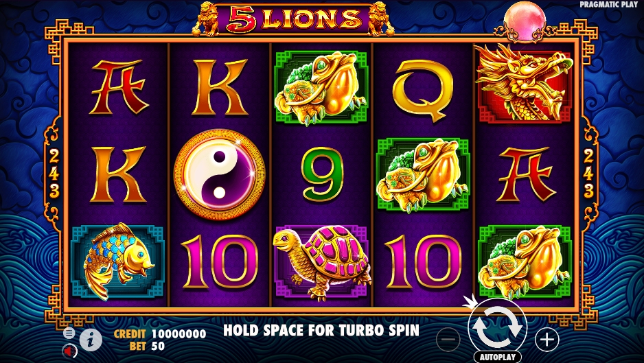 5 Lions 1 ทดลองเล่นสล็อต Pragmatic Play สมัคร Slot PG