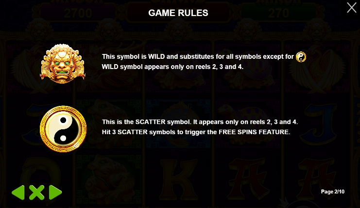 ฟีเจอร์พิเศษของเกมสล็อต PP SLOT 5 Lions Gold