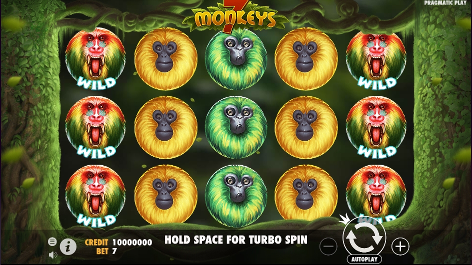 7 Monkeys Pragmatic Play พีจี SLOT ทดลองเล่น
