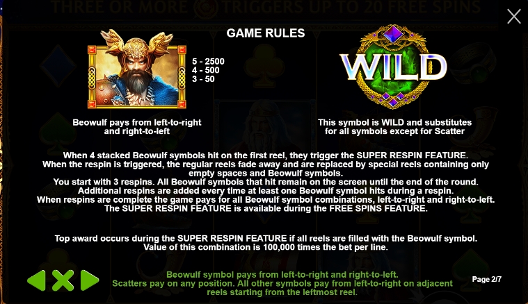 Beowulf PragmaticPlay SLOT PG ทดลองล่น
