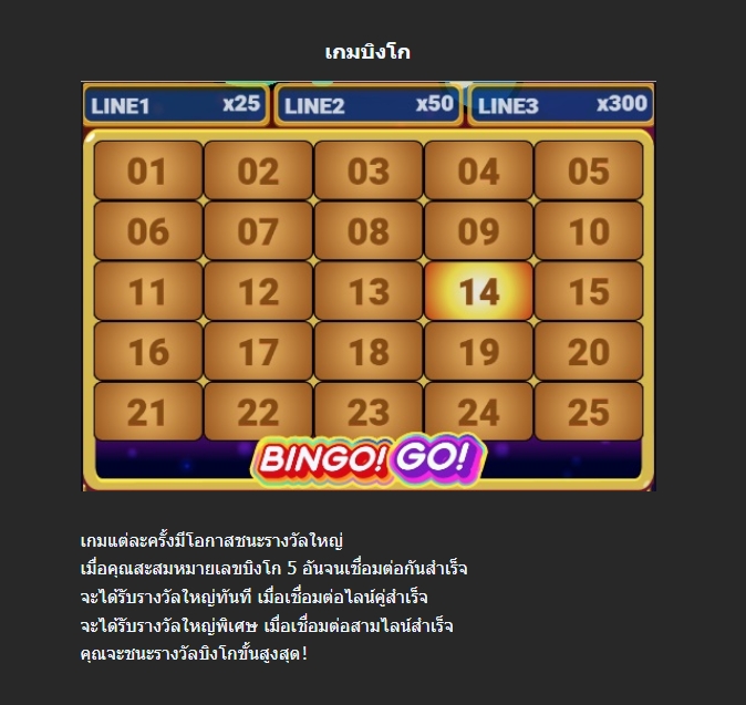 Bingo Go MEGA7 pgslot-slot สมัครสมาชิก