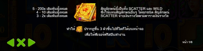 กฎระเบียบเกม PP SLOT Book of Aztec King
