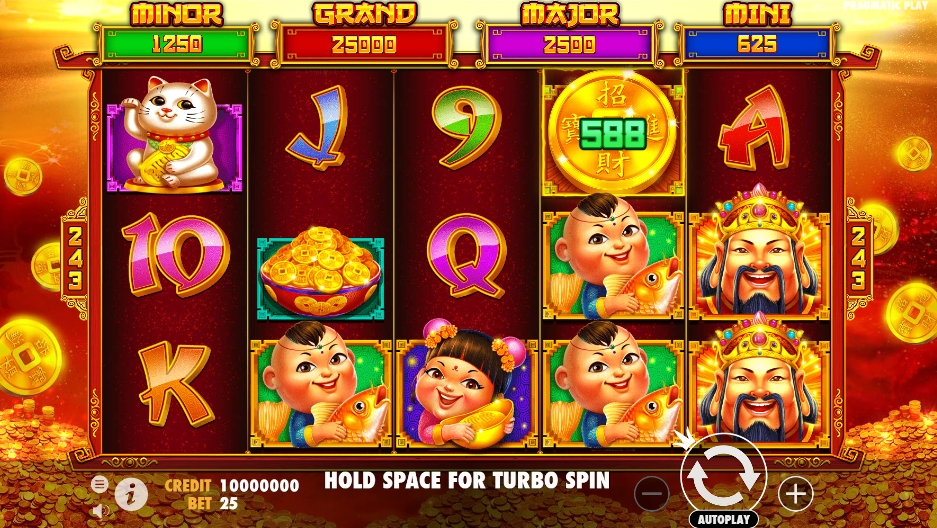 Caishen’s Cash ทดลองเล่นสล็อต Pragmatic Play