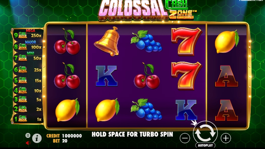 Colossal Cash Zone ทดลองเล่นสล็อต Pragmatic Play