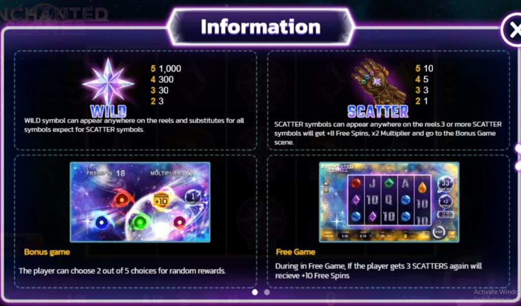 Enchanted Stones SPINIX เข้าสู่ระบบ