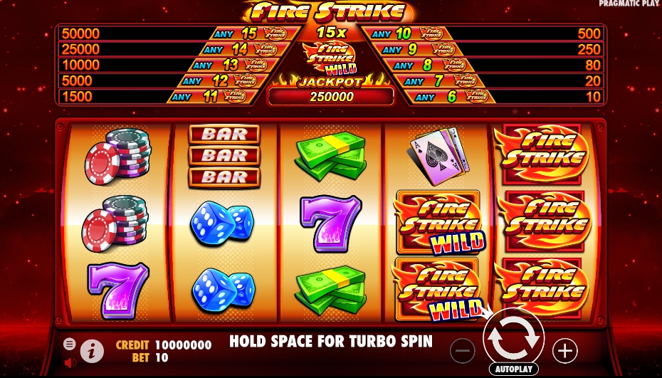 Fire Strike Pragmatic พีจี สล็อต ทดลองเล่น