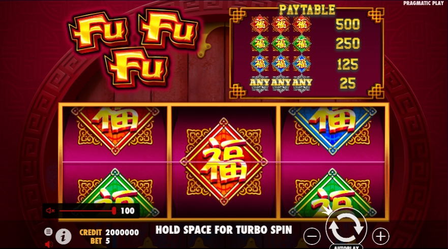 Fu Fu Fu ทดลองเล่นสล็อต Pragmatic Play