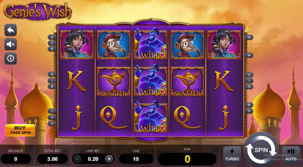 Genie's Wish SPINIX slot pg ทางเข้า