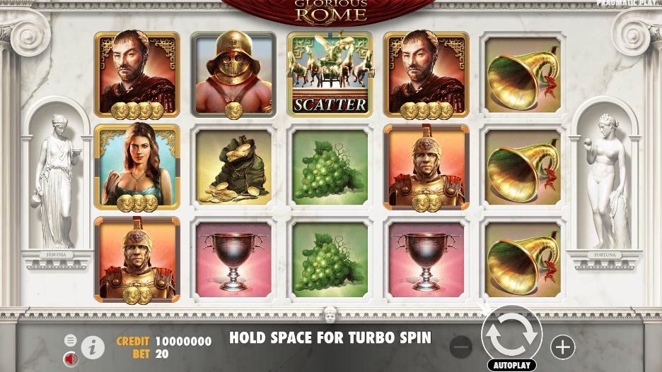 Glorious Rome Pragmatic Play PG สล็อต เข้าสู่ระบบ
