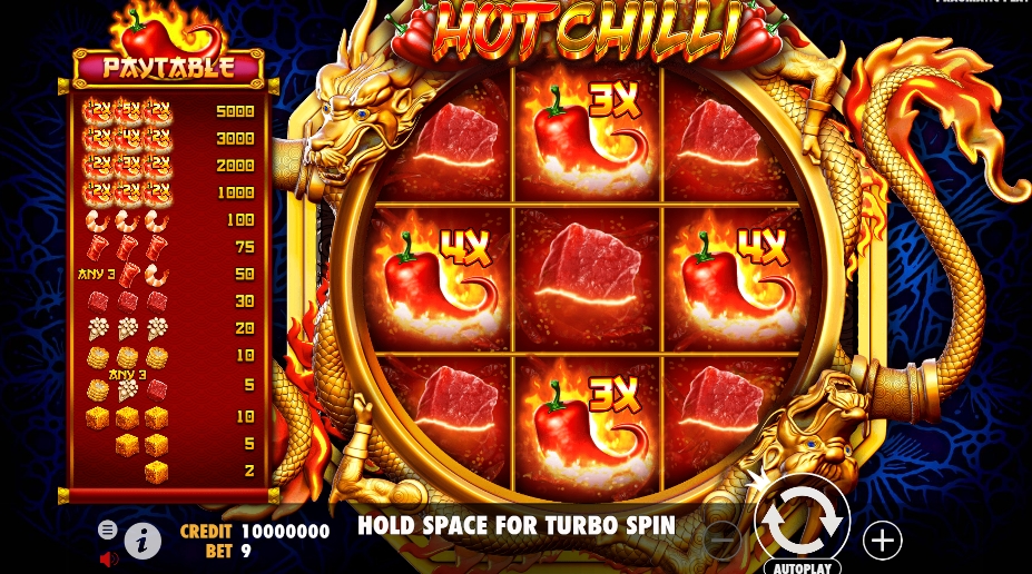 Hot Chilli ทดลองเล่นสล็อต Pragmatic Play