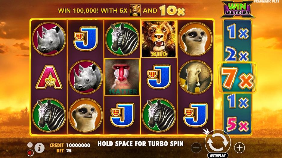 Hot Safari Pragmatic Play สล็อต PG ฝากถอน