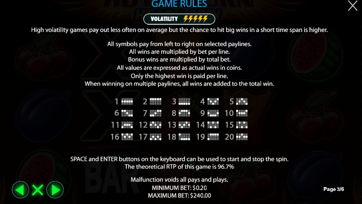 สรุปเกม สล็อต PP Hot to Burn Hold and Spin