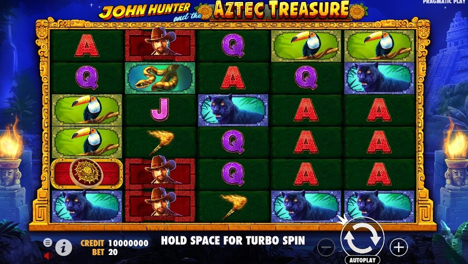 John Hunter and the Aztec Treasure ทดลองเล่นสล็อต Pragmatic Play