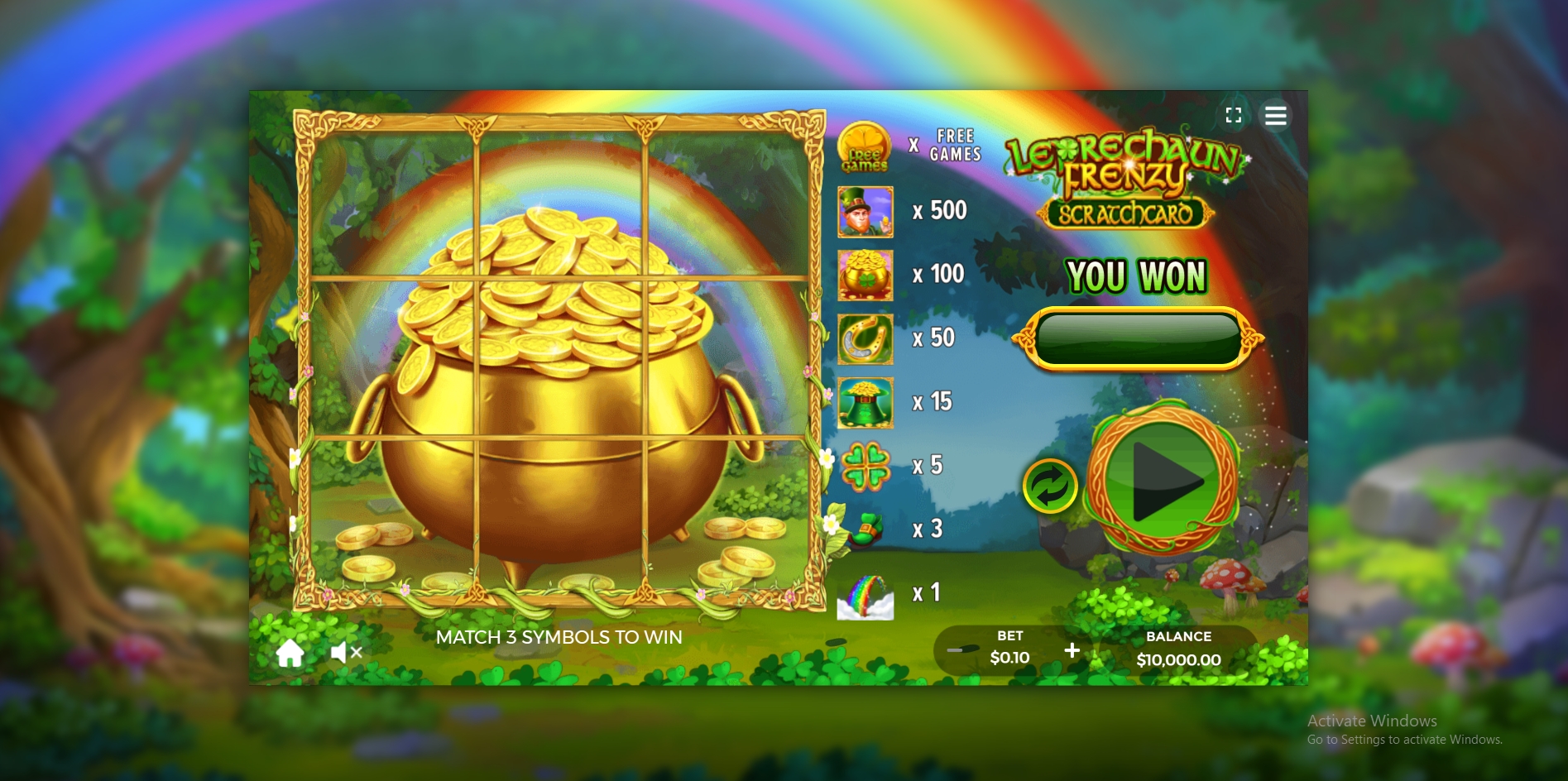 Leprechaun Frenzy SCRATCHCARD Dragongaming pgslot-slot ทเลองเล่น