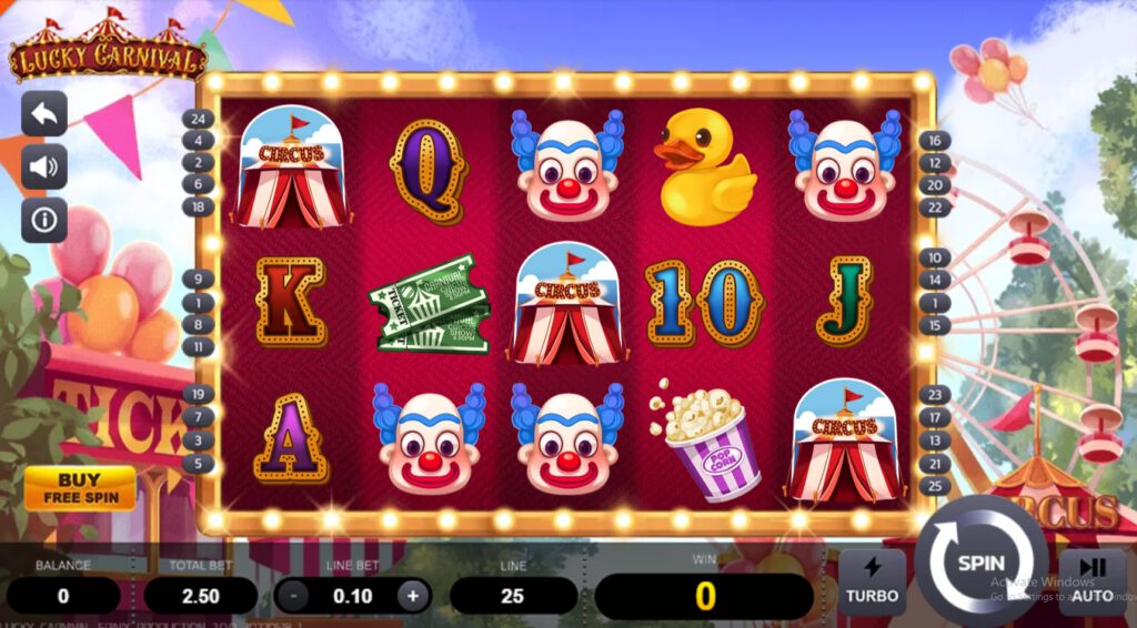 Lucky Carnival SPINIX PGSLOT ฝาก ถอน