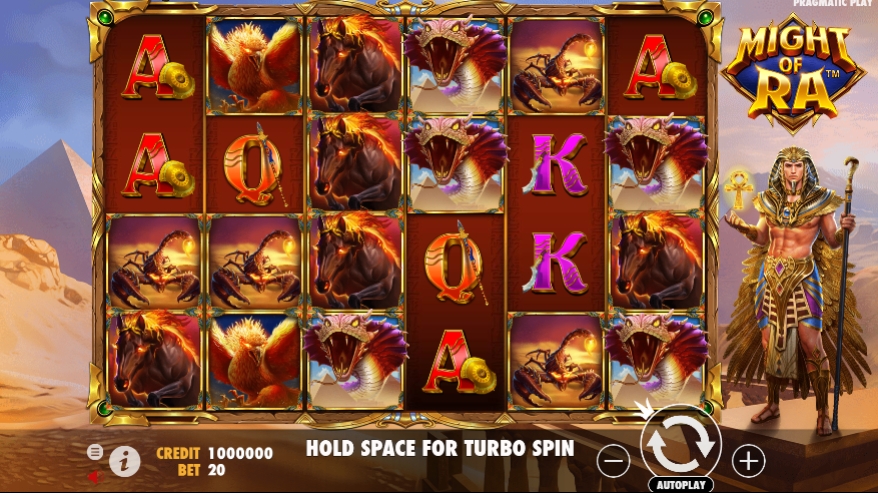 Might of Ra ทดลองเล่นสล็อต Pragmatic Play สมัคร Slot PG