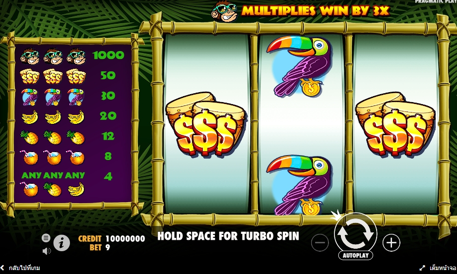 Monkey Madness ทดลองเล่นสล็อต Pragmatic Play สมัคร Slot PG