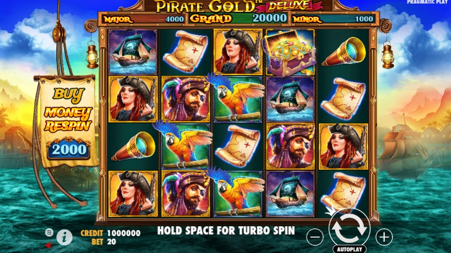 Pirate Gold Deluxe ทดลองเล่นสล็อต Pragmatic Play สมัคร Slot PG