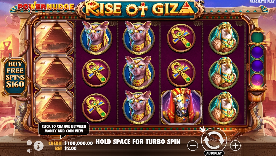 Rise of Giza PowerNudge ทดลองเล่นสล็อต Pragmatic Play