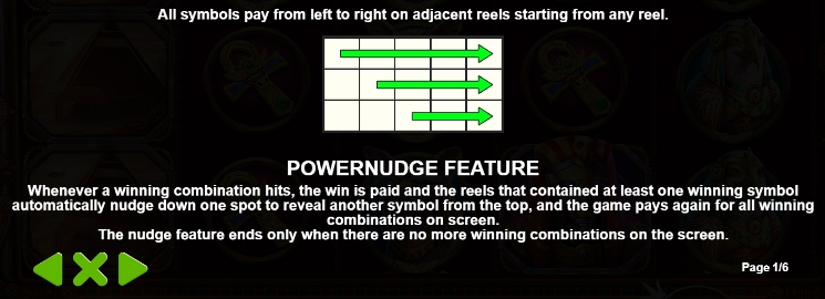 กฎระเบียบเกม PP SLOT Rise of Giza PowerNudge