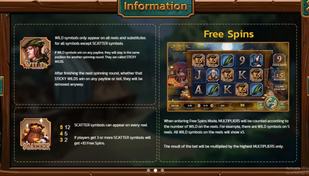Robin's Gold SPINIX PGSLOT ทดลองเล่น