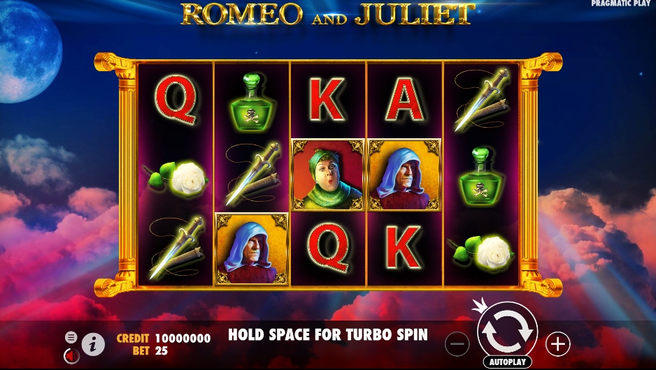 Romeo and Juliet Pragmatic play PG SLOT ฝาก ถอน